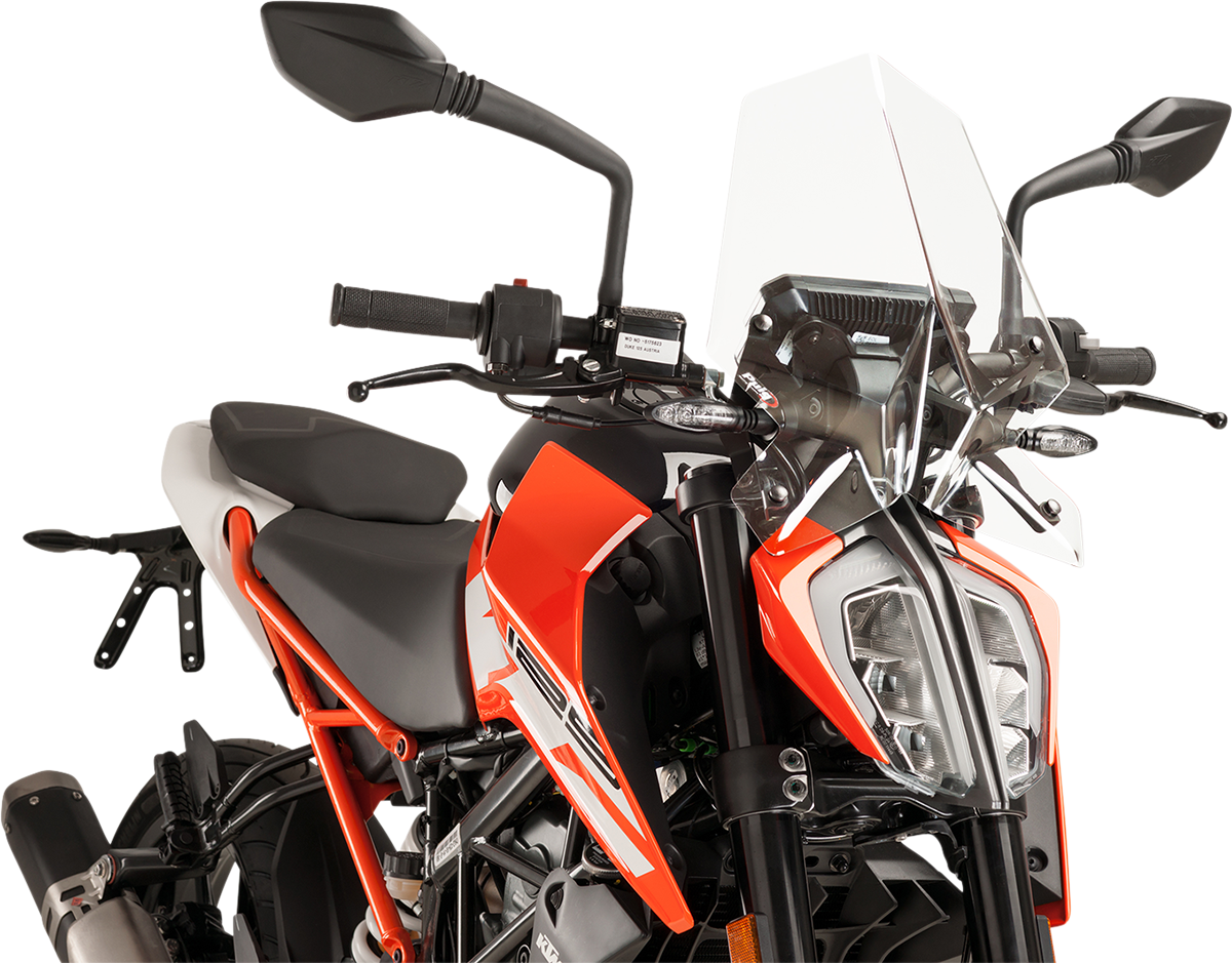 PUIG HI-Tech Parts New Generation Windscreen - 16-1/4" - Clear - KTM