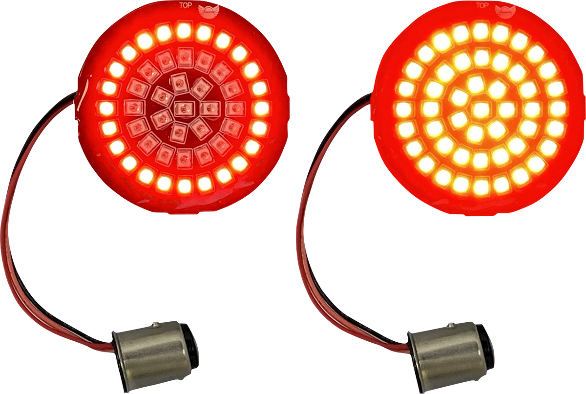 Custom Dynamics LED Rear Turn Signal Insert - Red - 1157