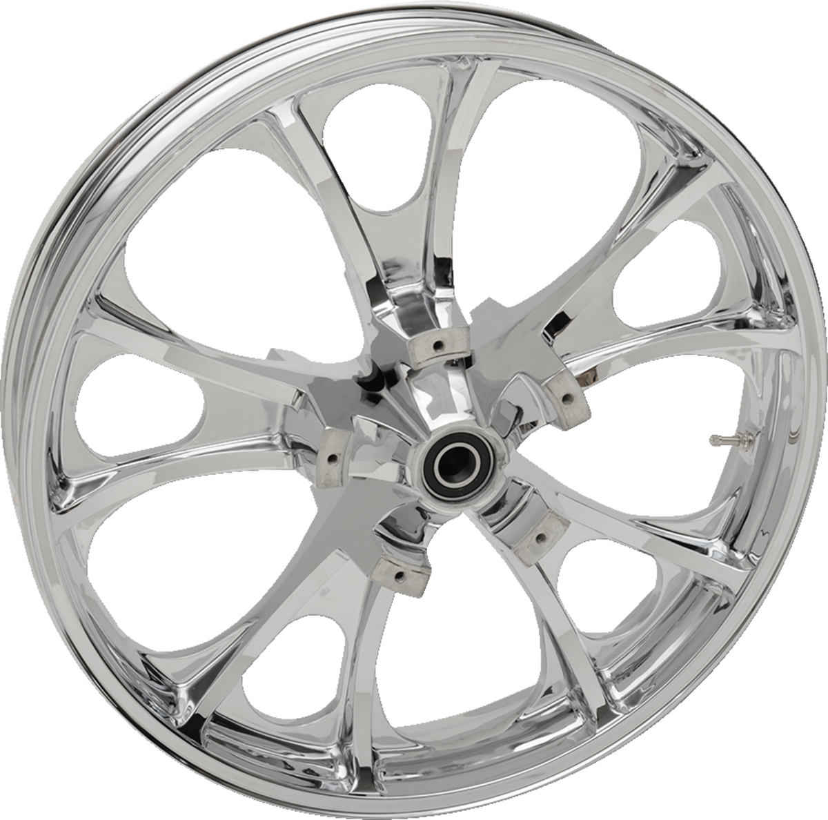 Coastal Moto Wheel - Largo 3D - Front - Dual Disc/Without ABS - Chrome - 21x3.5 - '08+ FL