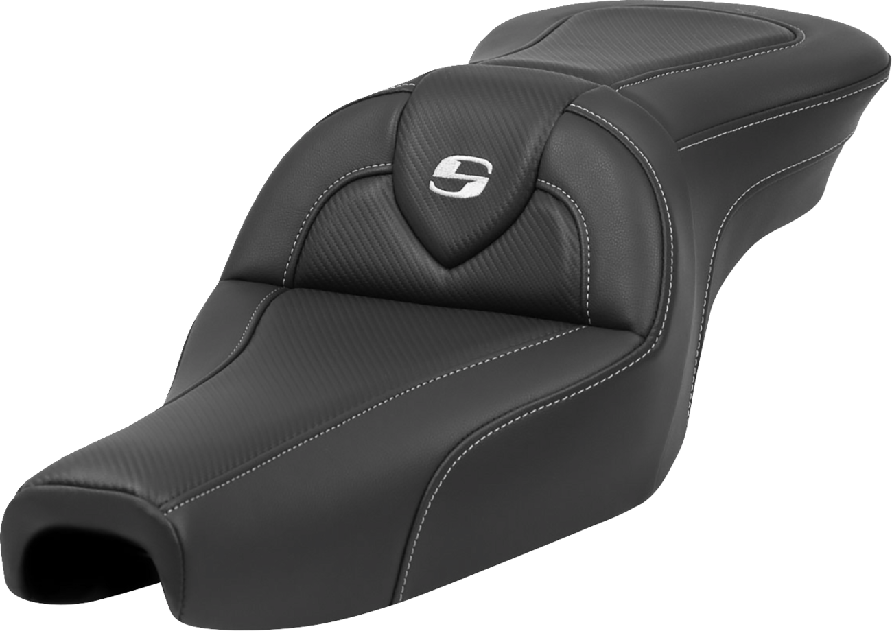 Saddlemen Roadsofa™ Seat - Without Backrest - Carbon Fiber - XL '04-'22
