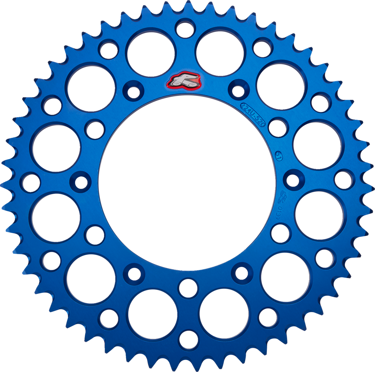Renthal Rear Sprocket - Aluminum - 51 Tooth - Blue