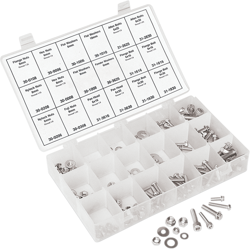 Motion Pro Hardware Kit - Bike Repair/Metric - 180 Piece