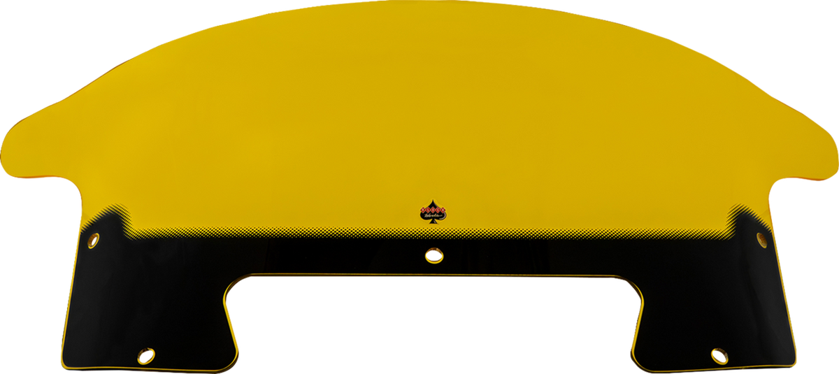 Klock Werks Windshield - 9" - Yellow - Chieftain PowerPlus/Roadmaster PowerPlus
