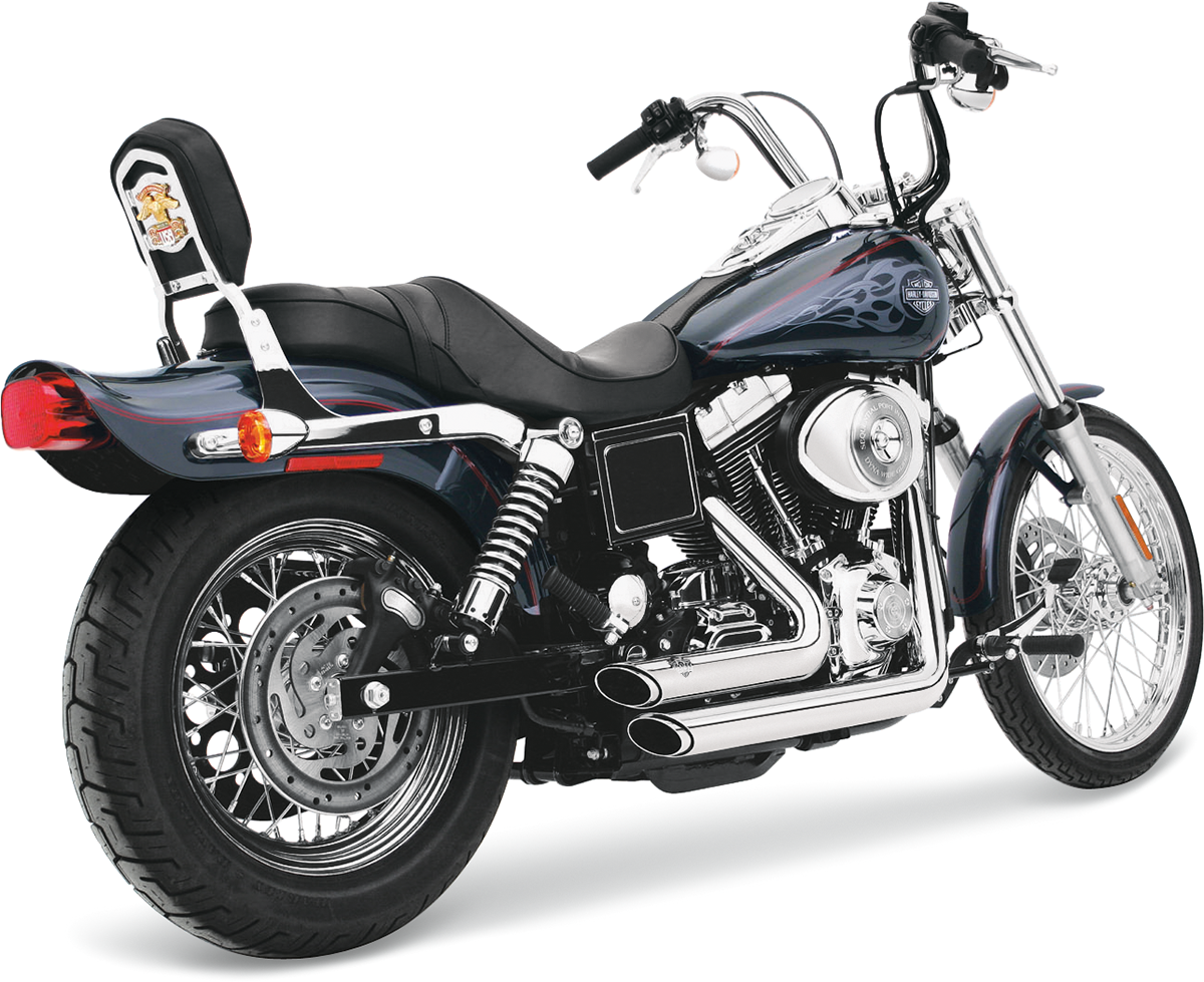 Vance & Hines Shortshots Staggered Exhaust System - Chrome