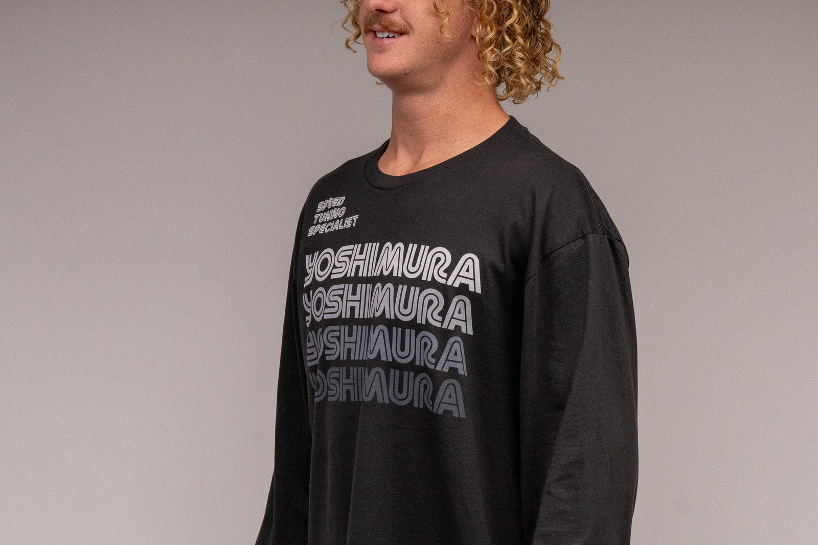 Yoshimura Intro Long Sleeve Tee Coal