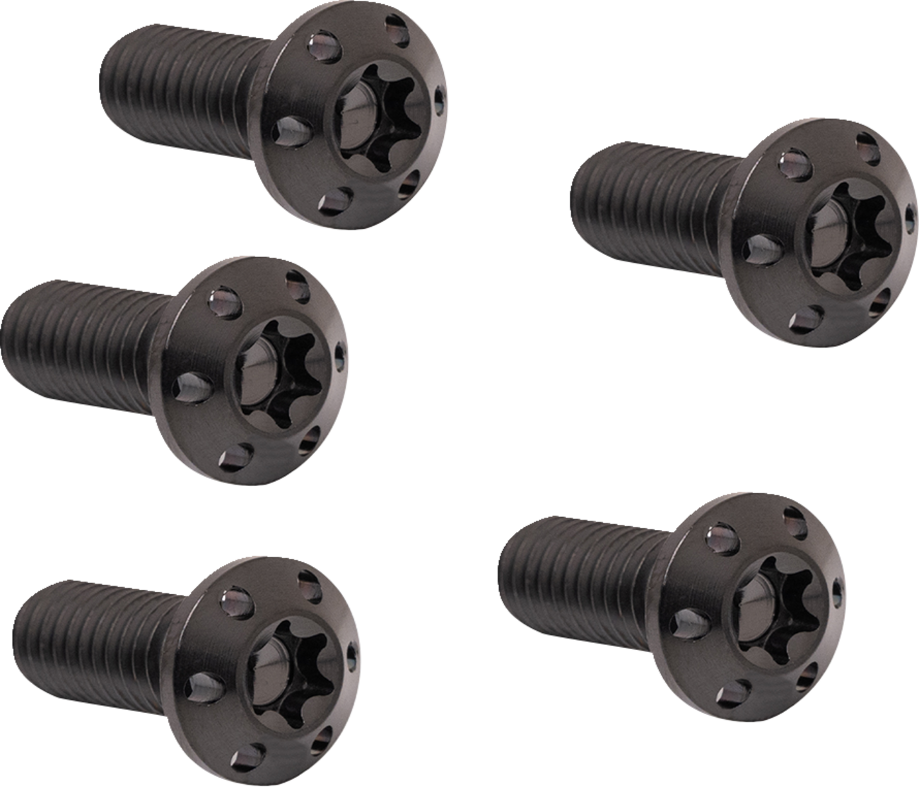 Arlen NESS Bolt Kit - Holeshot/Brake Rotor/Front - Hub Mount - Black - 5/16-18 X 7/8" - 5 Pack