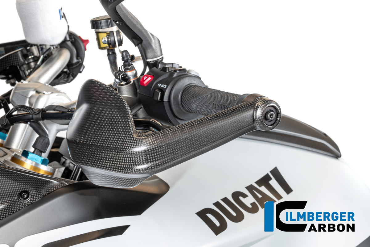 Ilmberger Carbon Hand Protector Left Side Matt Multistrada V4