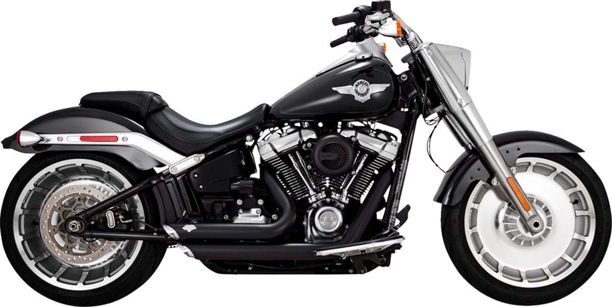 Vance & Hines Shortshots Staggered Exhaust System - Matte Black