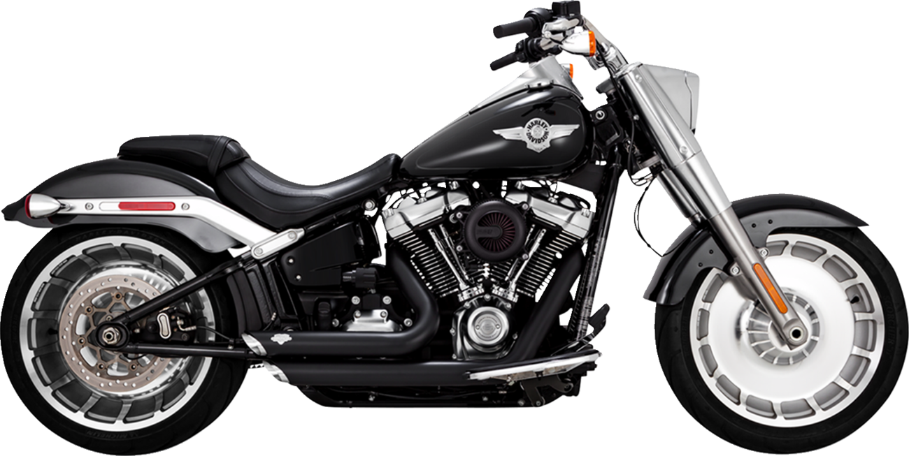 Vance & Hines Shortshots Staggered Exhaust System - Matte Black