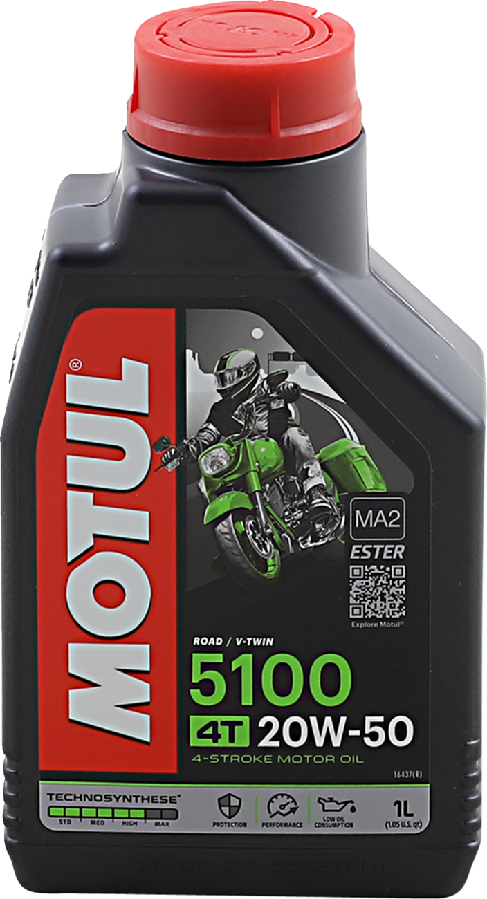 Motul 5100 4T Synthetic Blend Oil - 20w-50 - 1L