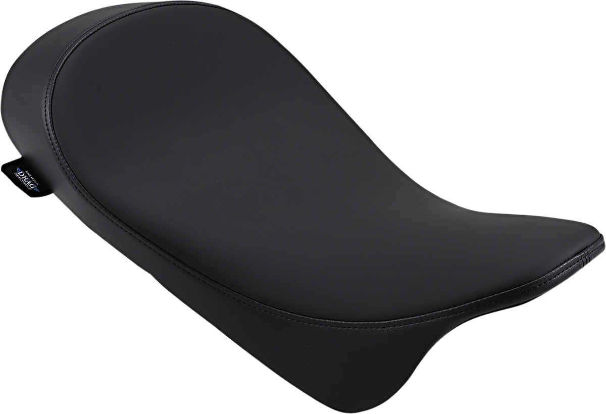 Drag Specialties Seats Low Solo Seat - Solar Leather - Smooth - FL '08-'23