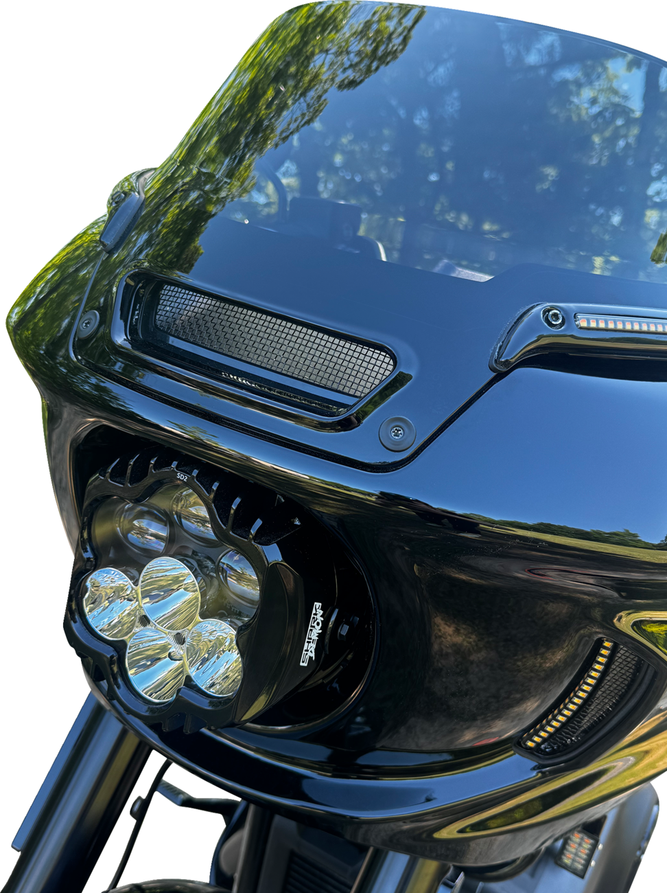 Custom Dynamics Shark Demon® 2 Headlight - Low Rider ST