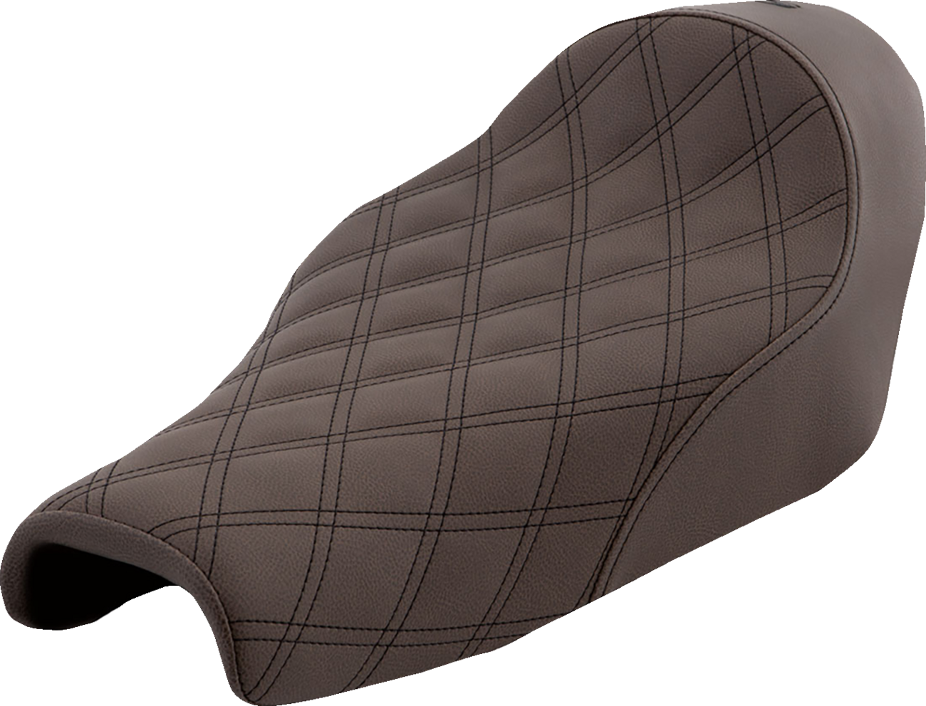 Saddlemen Renegade™ Solo Seat - Lattice Stitched - Brown - XL '04-'20