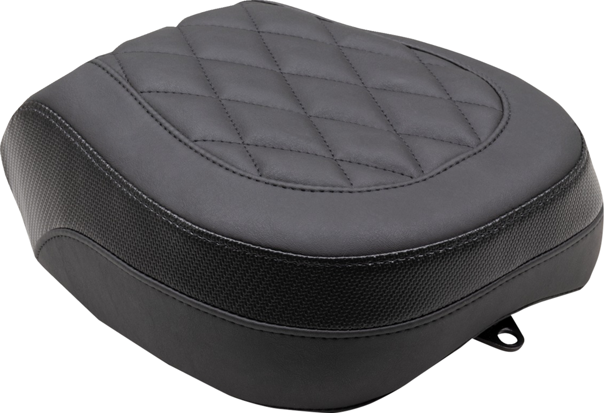 Mustang Recessed Passenger Seat - Black - Diamond Stitch - Chief '22-'23