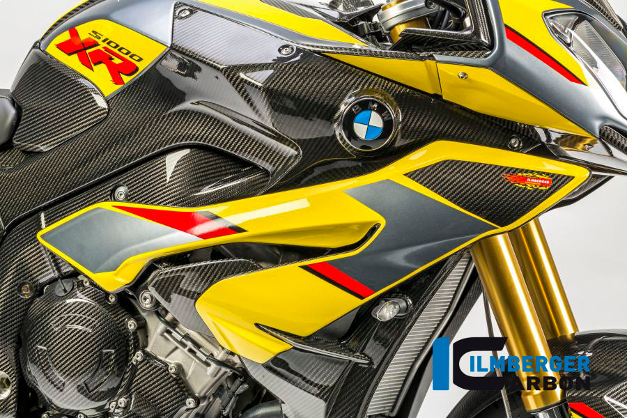 Ilmberger Carbon Radiator Cover Incl Batch Holder (Right Side) - BMW S 1000 XR MY 2015-2019
