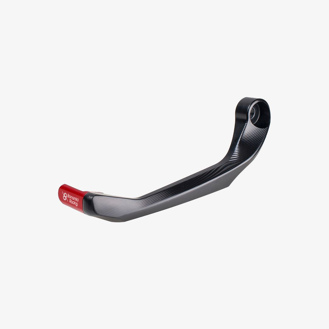 Bonamici Racing Lever Protection - Left Side - Red (Without Adaptor)