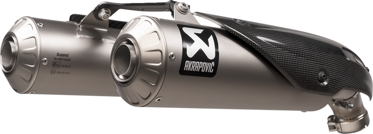 Akrapovic Slip-On Muffler - Titanium