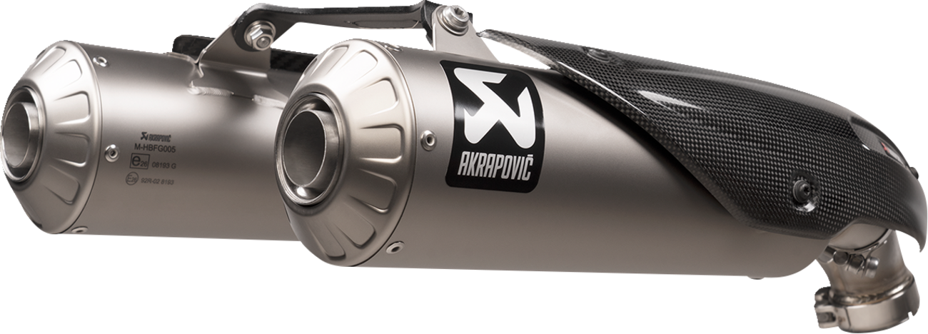 Akrapovic Slip-On Muffler - Titanium