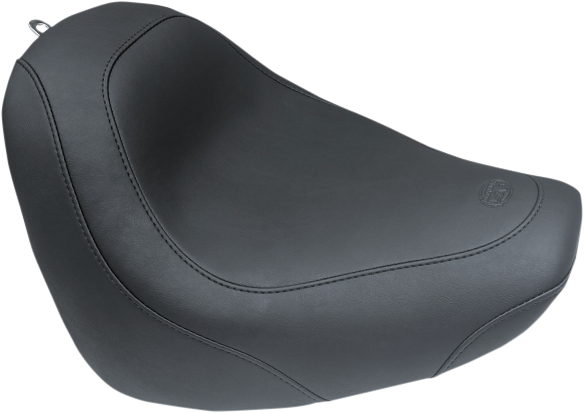 Mustang Seat - Wide Tripper™ Solo - Without Backrest - Smooth - Black