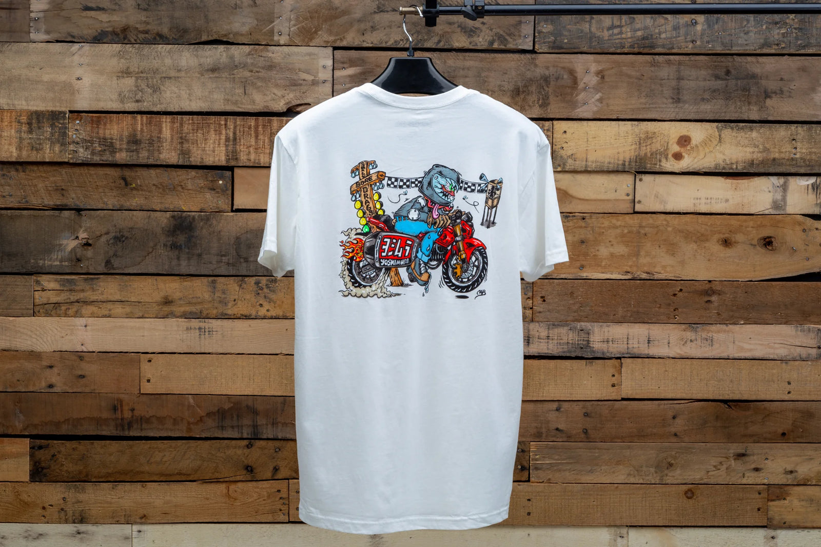 Yoshimura Small Bore Drags T-Shirt White