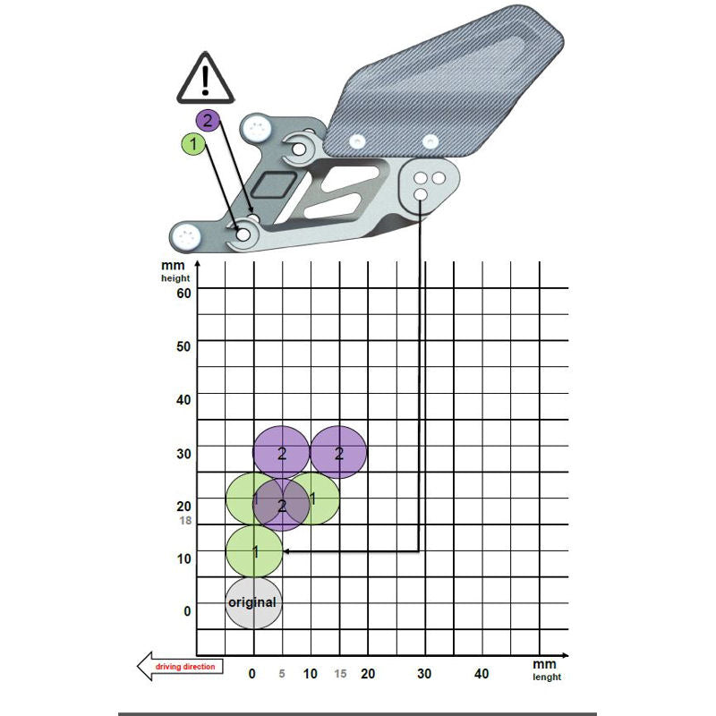Gilles Tooling FXR Racing Rear Sets for BMW S1000RR 2015-2018