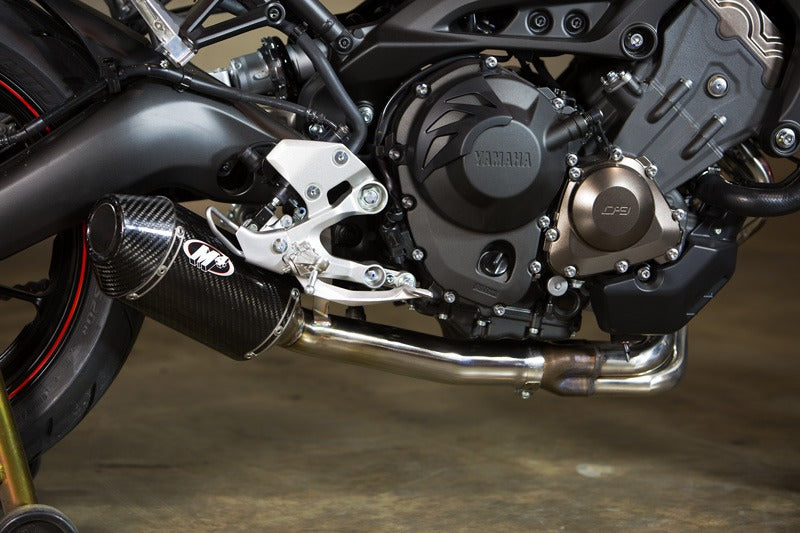 M4 Exhaust 2014 Yamaha FZ09 Carbon Fiber Slip On