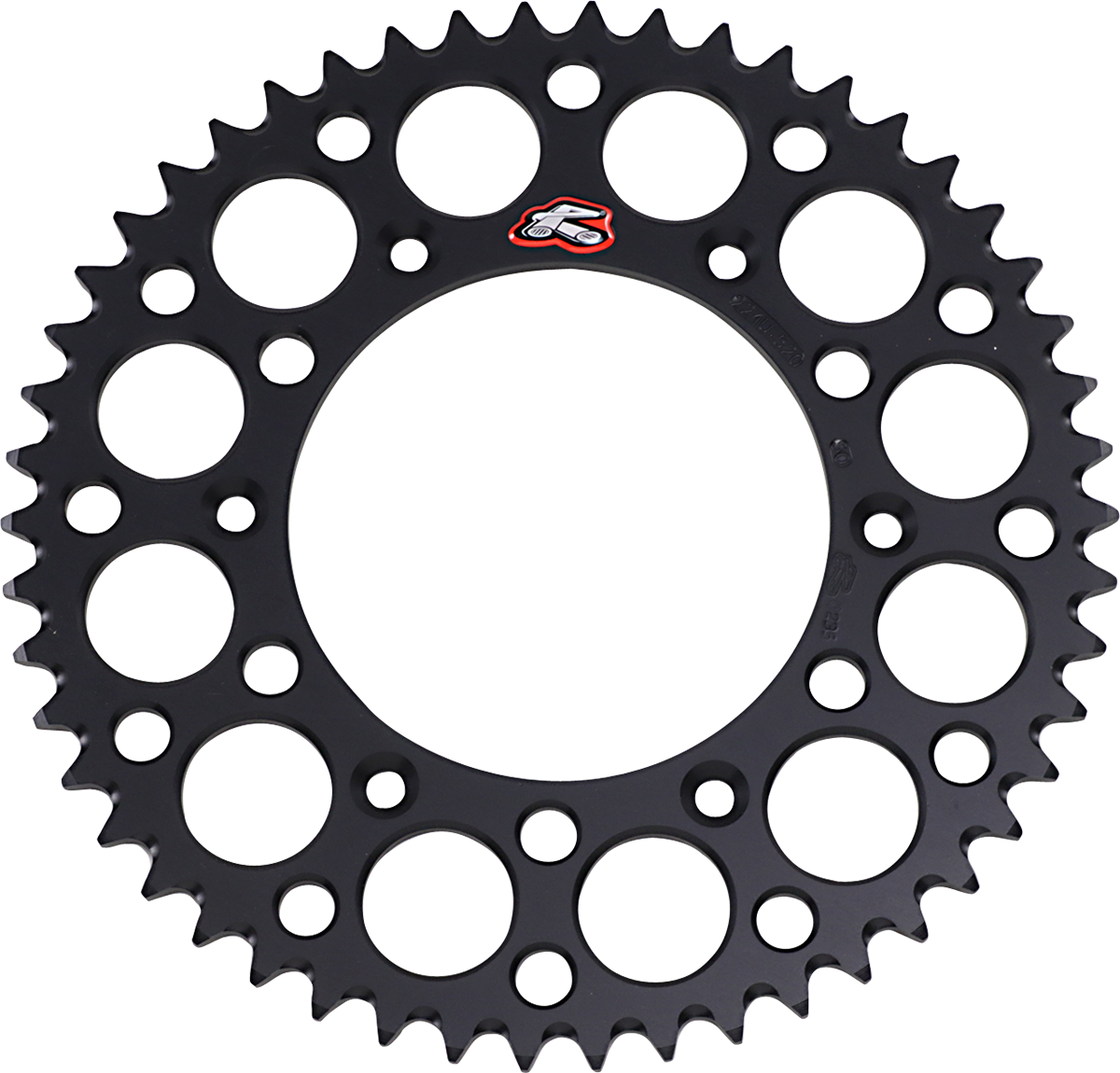Renthal Rear Sprocket - Aluminum - 50 Tooth - Black