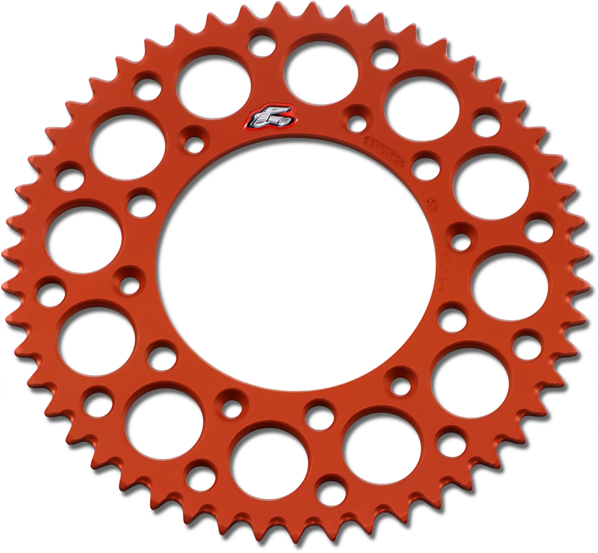 Renthal Rear Sprocket - Aluminum - 51 Tooth - Orange