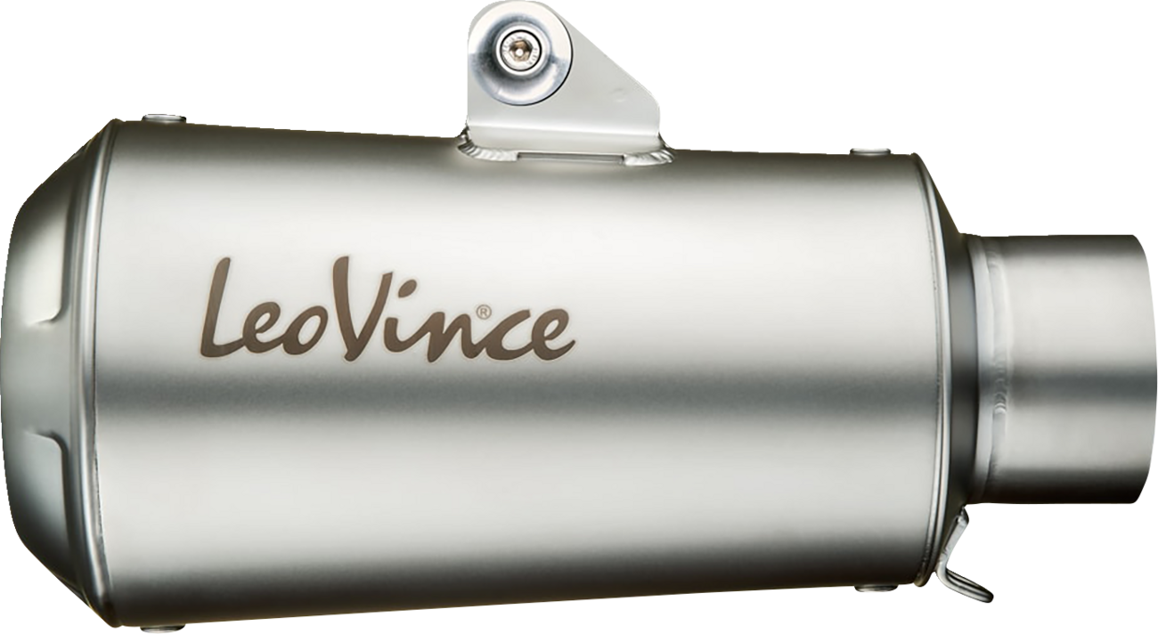 LeoVince LV-10 Slip-On Muffler - Stainless Steel