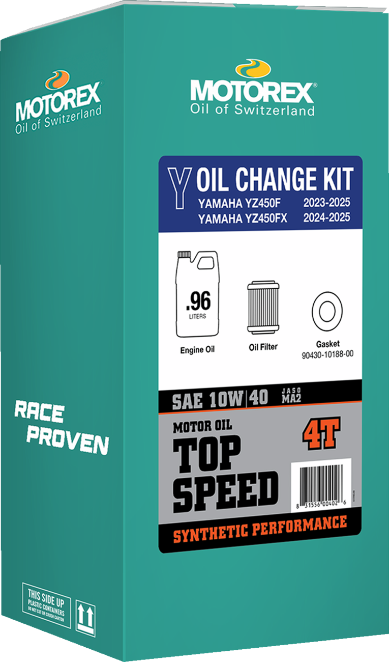Motorex Oil Change Kit - Yamaha YZ 450 - 10w-40