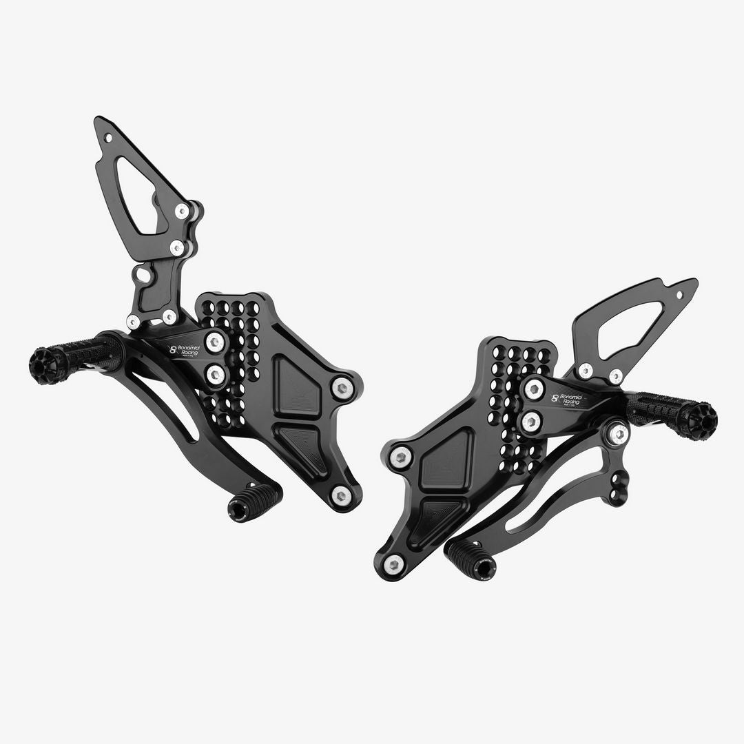 Bonamici Racing Adjustable Rearsets (+40mm) - Yamaha YZF R3 - R25