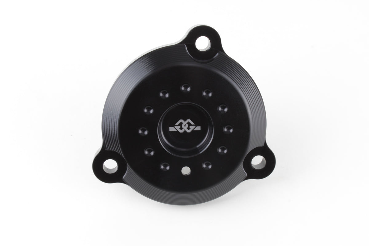 Gilles Tooling Front Belt Pulley Cover Black