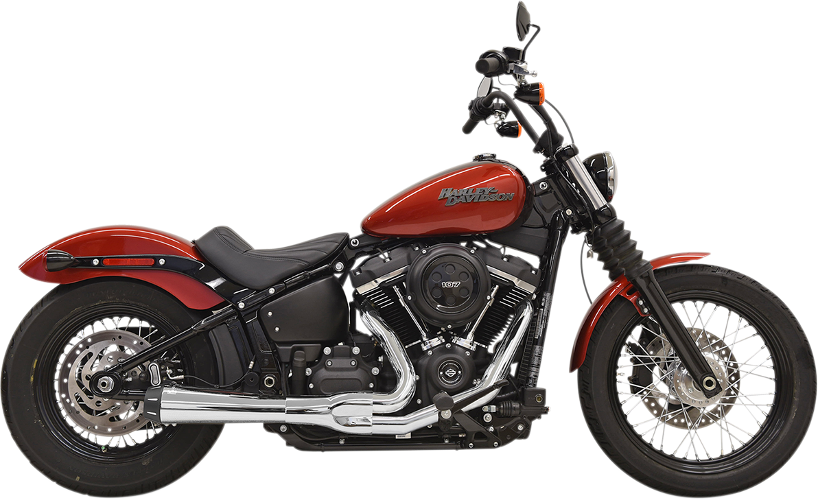 Bassani Xhaust 2-Into-1 Road Rage Exhaust System - Chrome