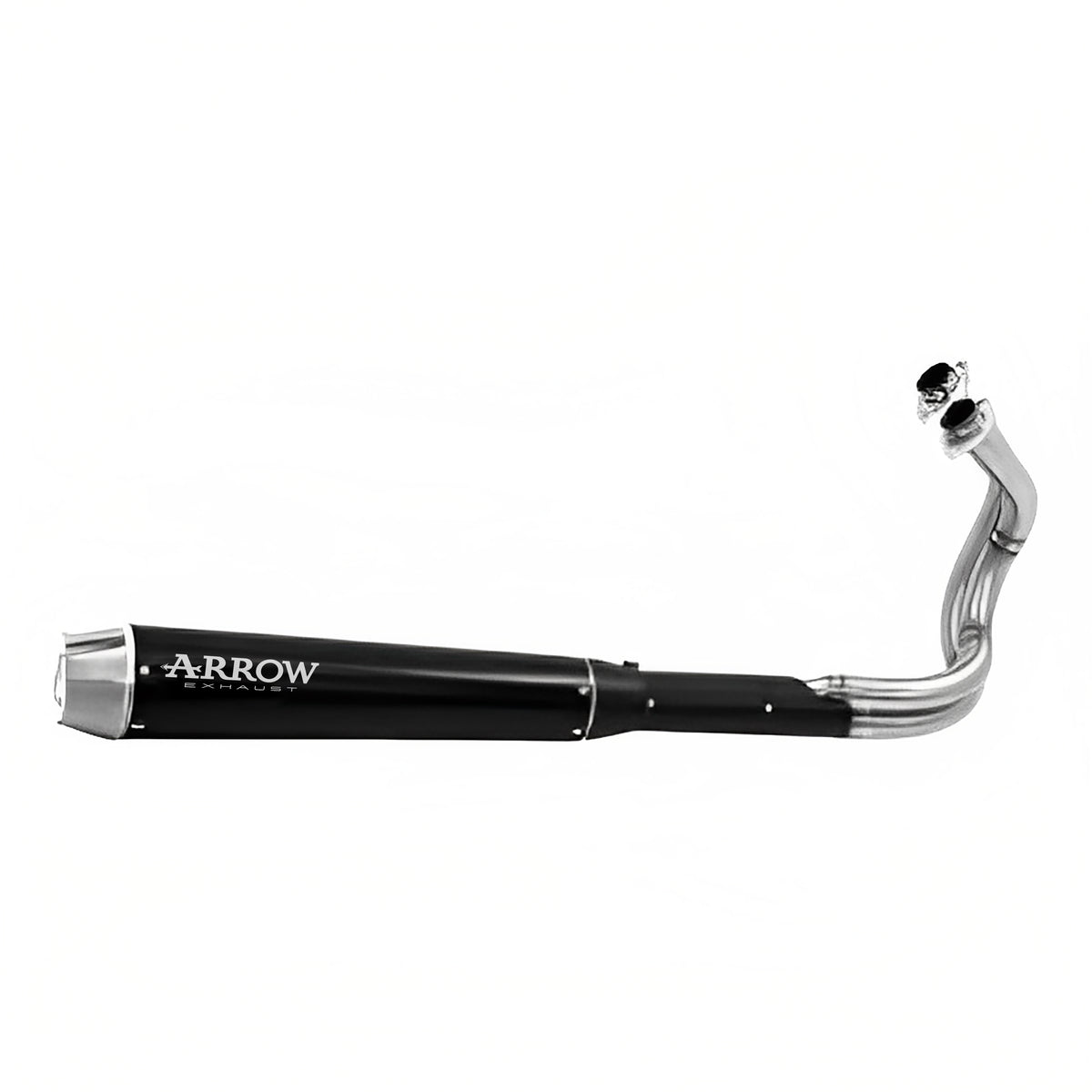 74512RBA Full System Rebel With Aluminium Polish Rear End Cap