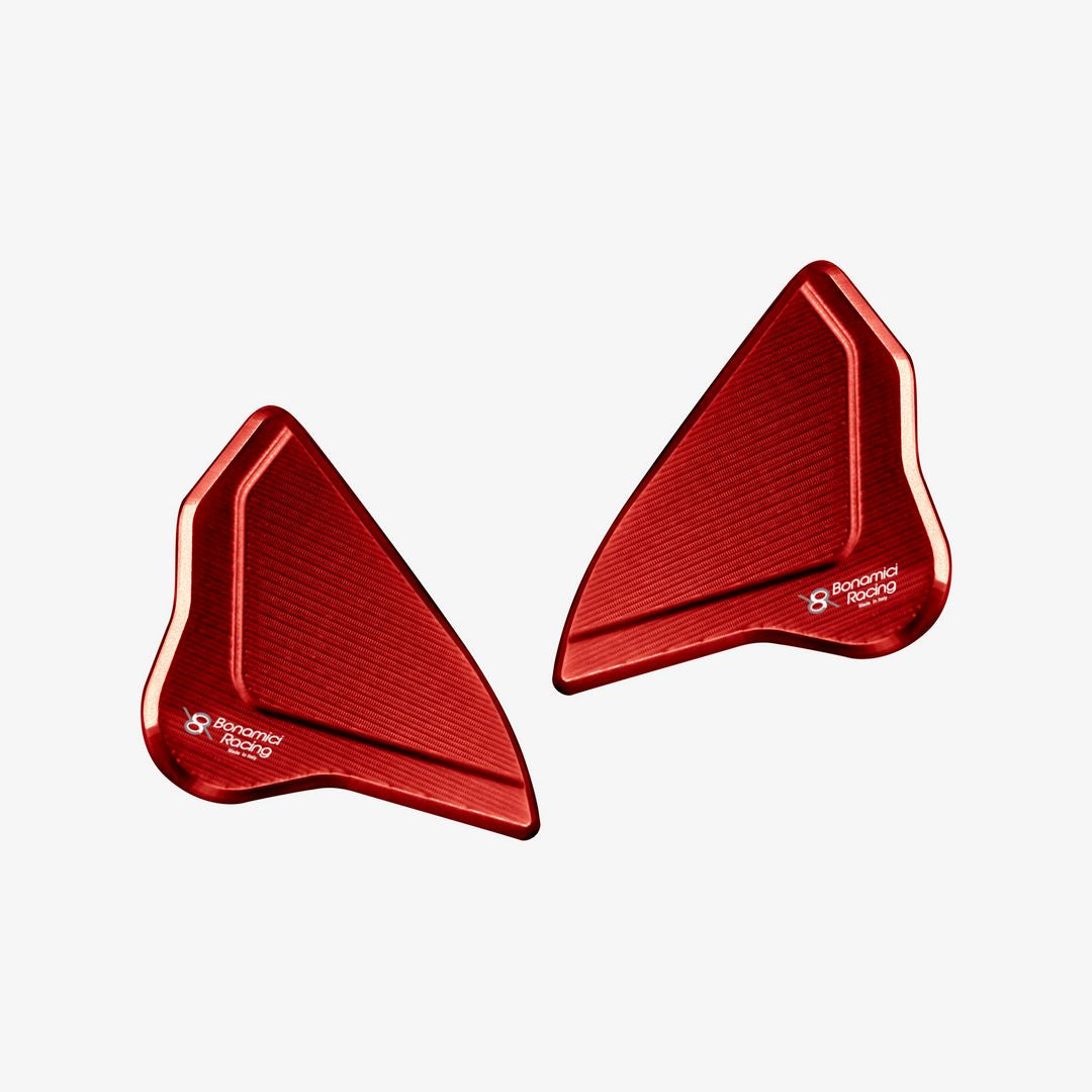 Bonamici Racing Mirror Block - Yamaha YZF R7 - Yamaha YZF R9 - Red