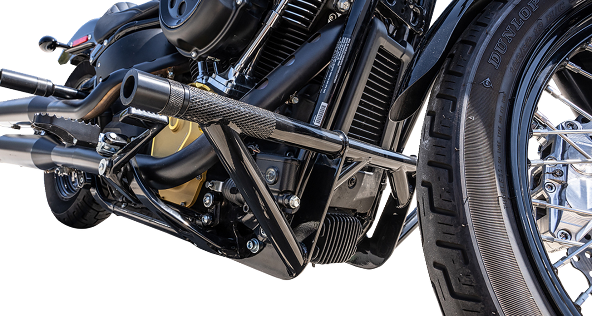 Burly Brand Front Brawler Kit - Black - HD Softail