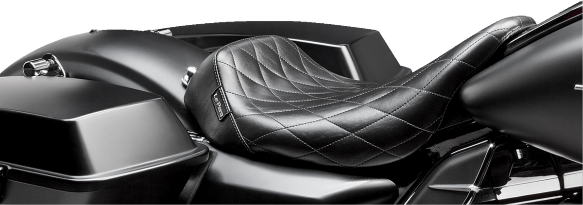 Le Pera Bare Bones Solo Seat - Diamond Stitch - Black - FL '08-'23