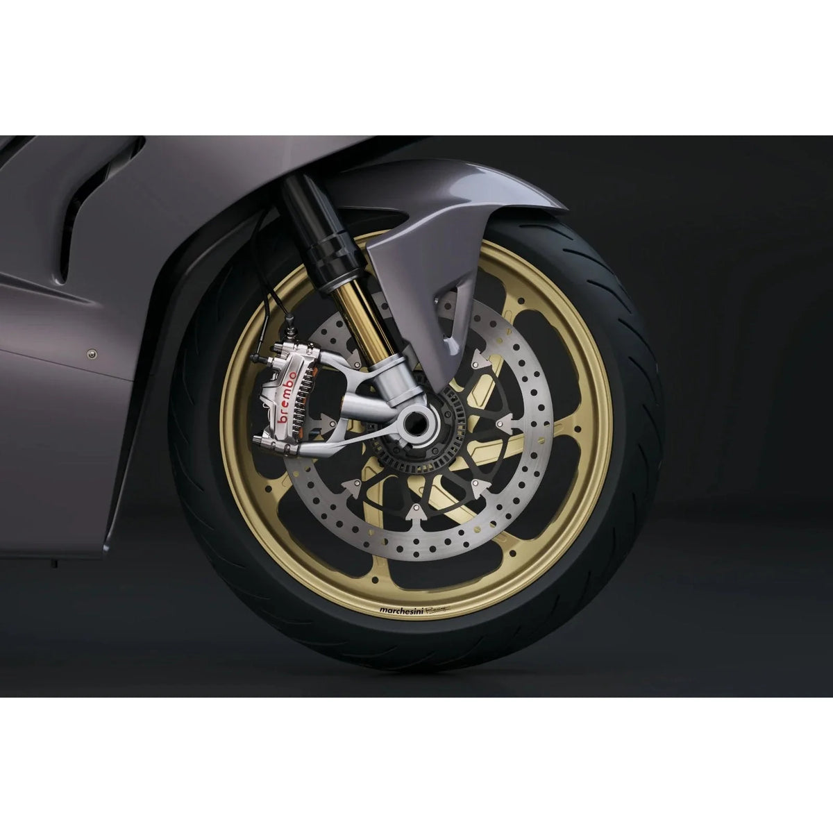 Brembo Racing GP4-MS Monoblock CNC Nickel Plated Calipers - 100mm