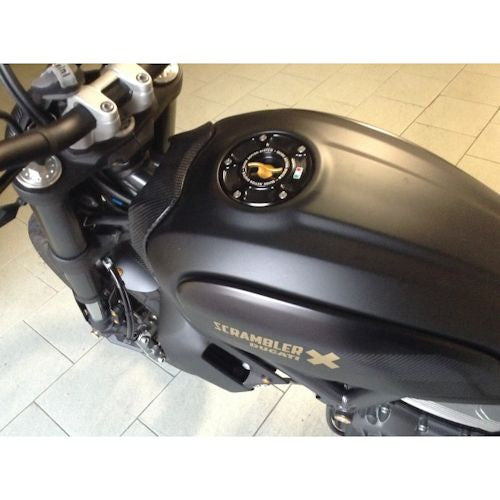 TWM Quick Action CNC Aluminum Gas Cap for Ducati - TDPR.06