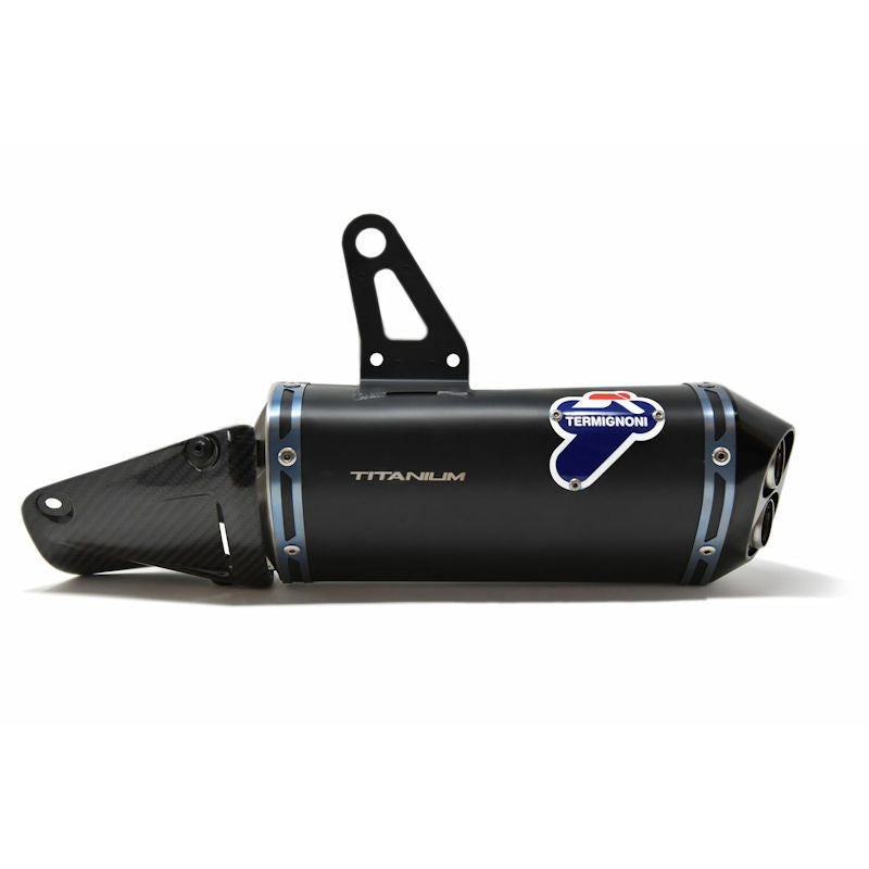 Termignoni Racing Black Slip On Exhaust Kit for Panigale V4 V4S V4R
