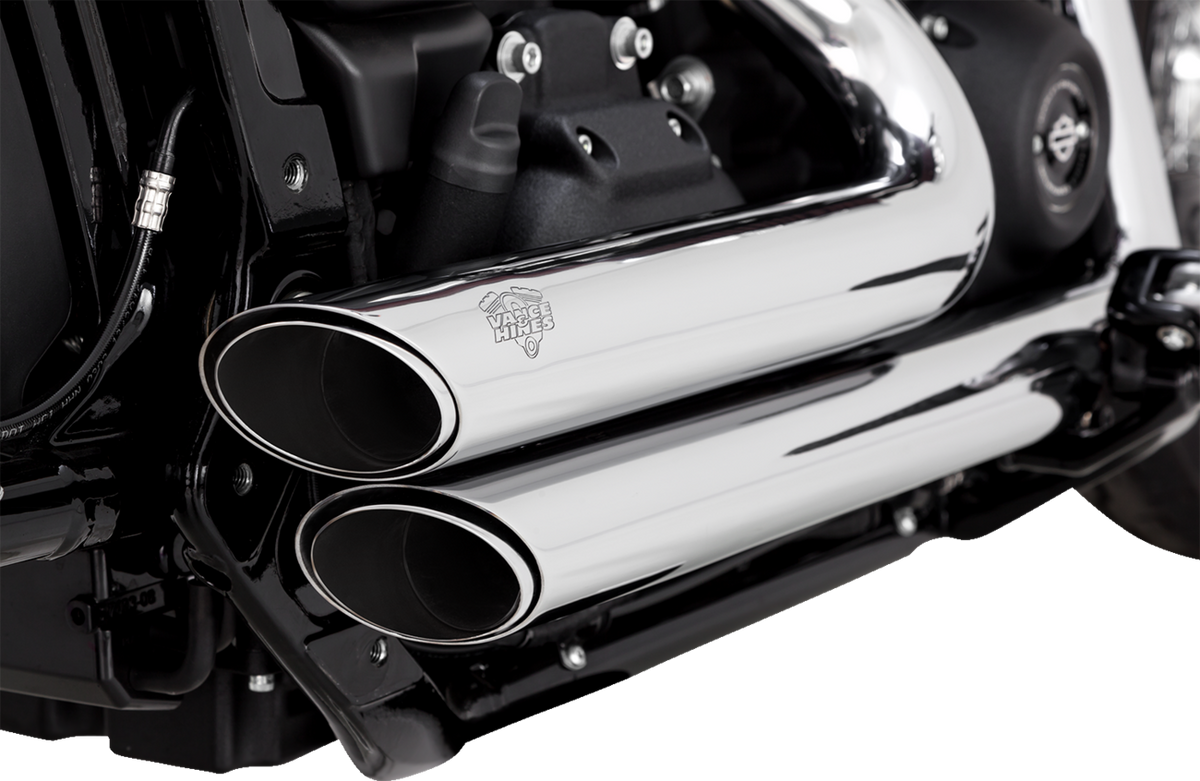 Vance & Hines Shortshots Staggered Exhaust System - Chrome
