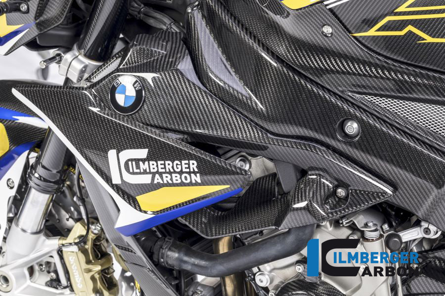 Ilmberger Carbon Radiator Cover / Badge Holder Left Side - BMW S 1000 R (Ab 2017)