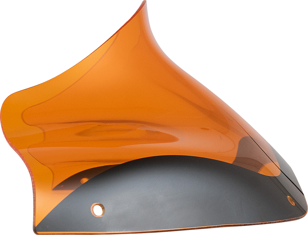 Klock Werks Kolor Flare® Windshield - 8" - Orange - '98-'13 FLTR