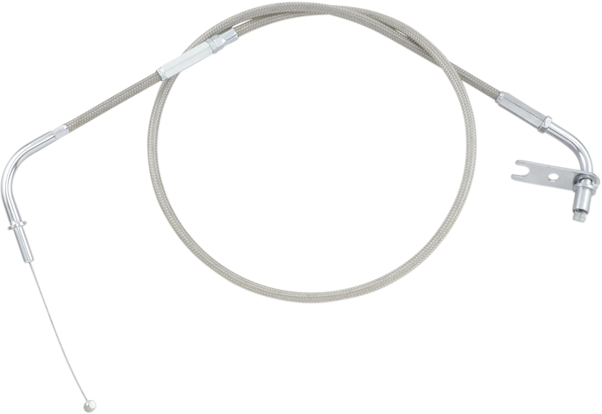 Motion Pro Armor Coat Stainless Steel Throttle/Idle Cable For Cruisers - Pull - Vulcan