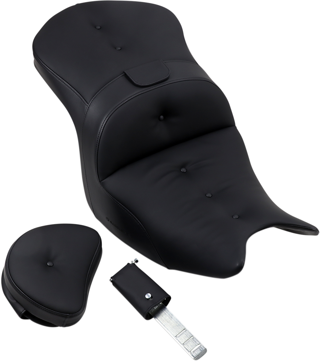 Saddlemen Seat - Roadsofa™ - With Backrest - Pillow Top - Black