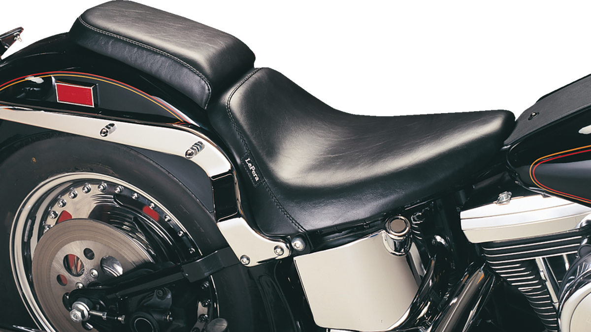 Le Pera Bare Bones Solo Seat - Smooth - Black - FL/FX '84-'99