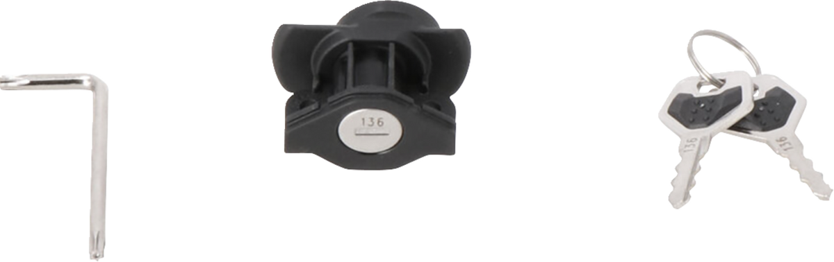 SW-Motech DUSC Hard Case Lock Set - Black