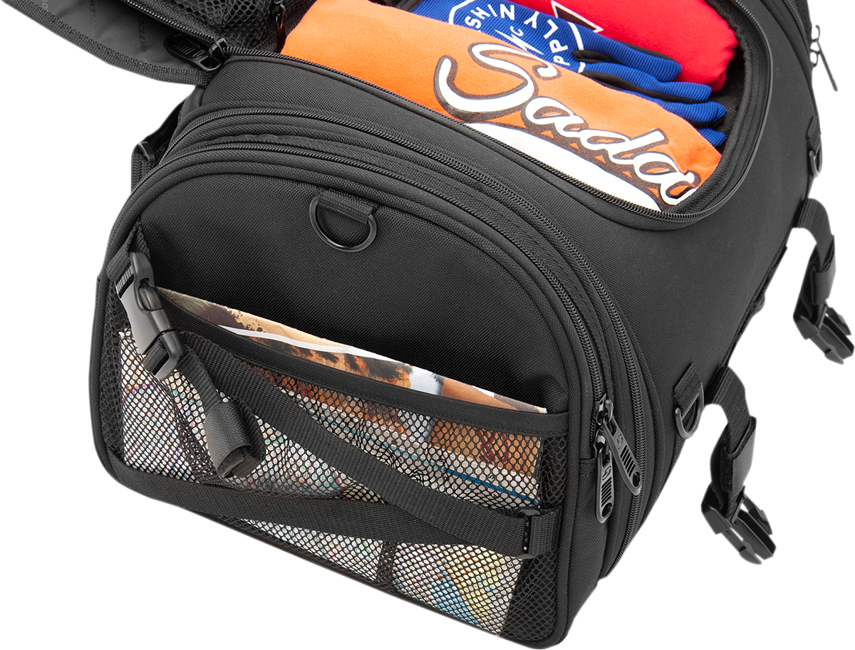 Saddlemen TR2300DE TL Sissy Bar Bag - Black
