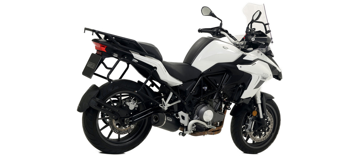 Race-Tech Aluminium Dark" Slip On With Carbon End Cap"