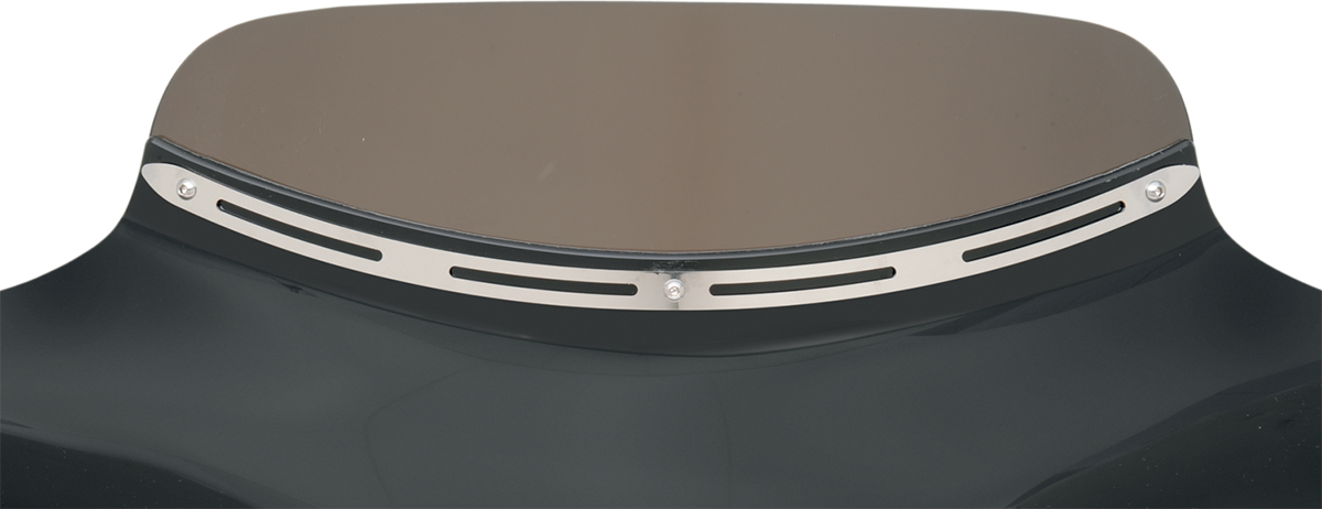 Memphis Shades Slotted Stainless Steel Batwing Fairing Trim